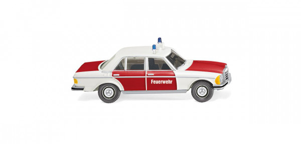 Feuerwehr - Mercedes-Benz 240 D (Baureihe W 123, Modell 1976-1985), weiß/rot, Wiking, 1:87, mb
