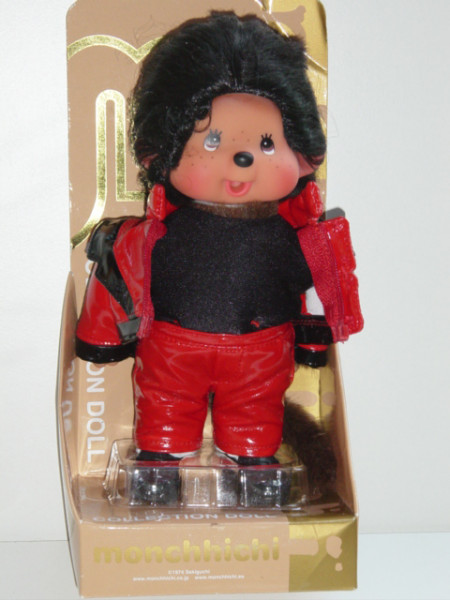 Moncheal Jackson Red Stage Costume, Monchhichi Collection, 20 cm groß, Sekiguchi