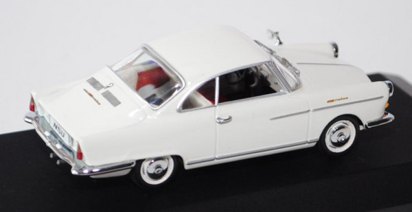 NSU Sport Prinz, Modell 1958-1967, weiß, Minichamps, 1:43, Werbeschachtel