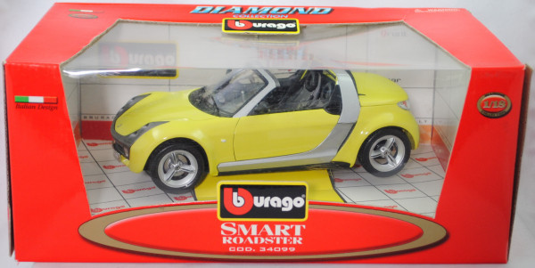 34099-smart-roadster-shine-yellow-ohne-verdeck-bburago-118-mb3