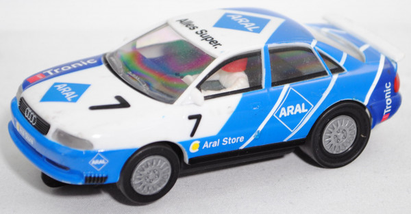 00000 Audi A4 quattro Supertouring, weiß/blau, ARAL / 7, Carrera PROFI, 1:40 (Limited Edition)