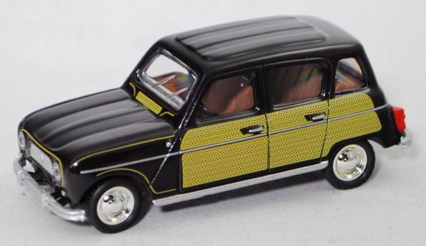 Renault 4L Parisienne (1. Serie, auch R4 genannt, Typ 1123, Modell 63-64), schwarz, Norev, 1:54, mb