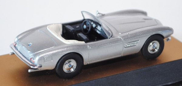 BMW 507, Modell 1956-1959, silber, Schuco, 1:43, PC-Box