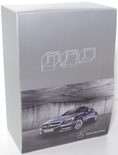 leerer Display-Karton für Mercedes-Benz SL-Klasse (Typ R 231), Modell 2012-, cavansitblau, 1:64, Nor
