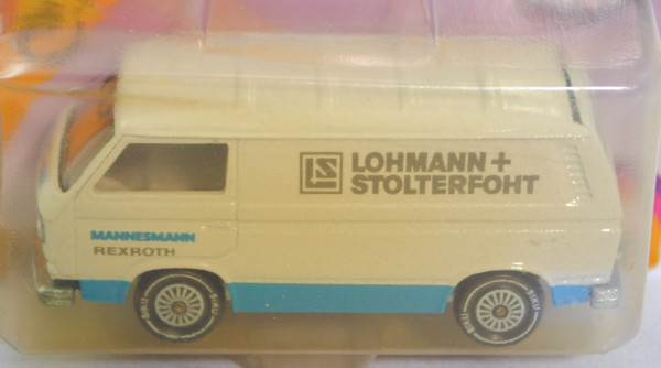 VW Transporter 2,0 Liter (Typ T3, Mod. 1979-1982), grauweiß/himmelblau, LOHMANN + / STOLTERFOHT, P23