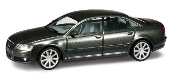 Audi A8 (D4, Typ 4H), Modell 2010-, daytonagraumetallic, Herpa, 1:87, mb