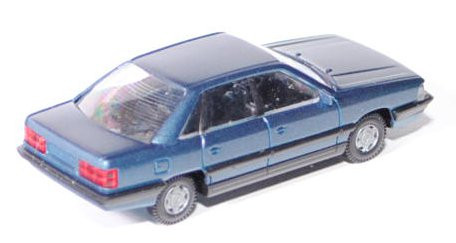 Audi 200 Turbo (C3, Typ 44), Modell 1983-1991, grünblaumetallic, Rietze, 1:87, Werbeschachtel