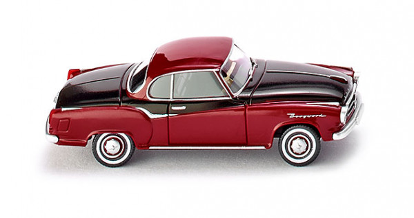 Borgward Isabella Coupé (Modell 1957-1962), purpurrot/schwarz, Wiking, 1:87, mb