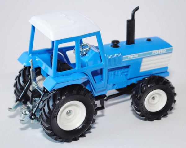 Ford-Traktor TW 35, himmelblau, Grill weiß, weiße Felgen, L11a