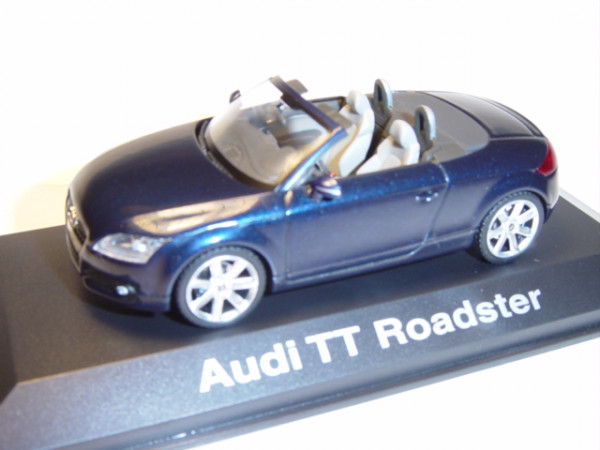 Audi TT Roadster 3.2 quattro (2. Gen., Typ 8J, Mod. 2006-2010), tiefseeblau perleffekt, Schuco, 1:43