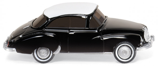 DKW Coupé, Modell 1960-1964, schwarz, Dach weiß, Wiking, 1:87, mb