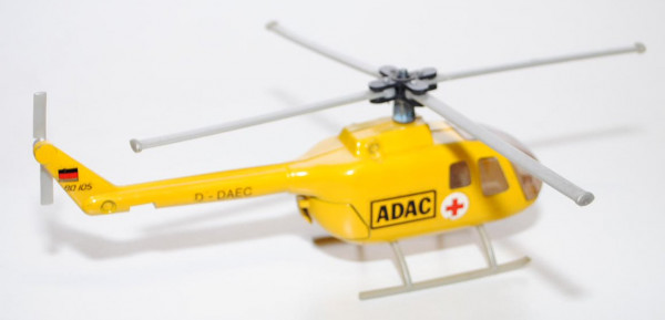 Hubschrauber BO 105, kadmiumgelb, ADAC / D - DAEC, Trage+hinteres Plastikteil weg, m-
