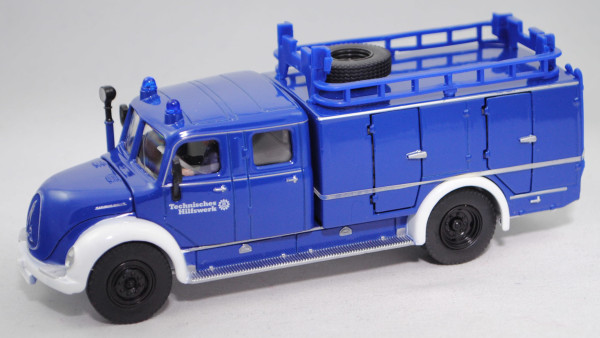 00402.1 Löschgruppenfahrzeug LF 16 auf Fahrgestell Magirus-Deutz (Mod. 58-64), blau/weiß, THW, L17mK