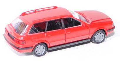Audi 80 Avant (B4, Typ 8C), Modell 1992-1995, karminrot, Rietze, 1:87, mb