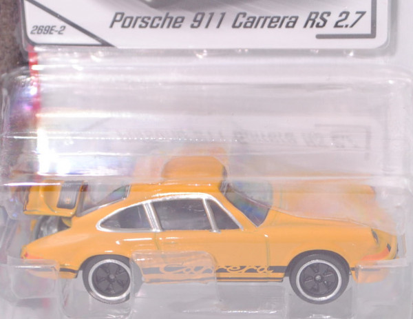 Porsche 911 Carrera RS 2.7 Touring (Modell 72-73), signalgelb, Nr. 269E-2, majorette, 1:56, Blister
