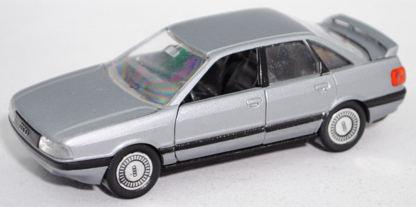 Audi 90 quattro (3. Generation, Baureihe B3, Typ 89Q, Mod. 1987-1990), silberblaumet., Schabak, 1:43