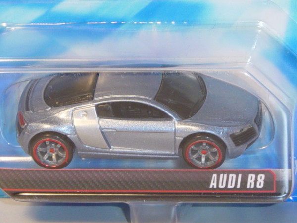 Audi R8, Mj. 2007, hellblaumetallic, Hot Wheels, 1:64, mb