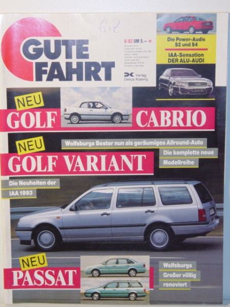 GUTE FAHRT, Heft 9, September 1993