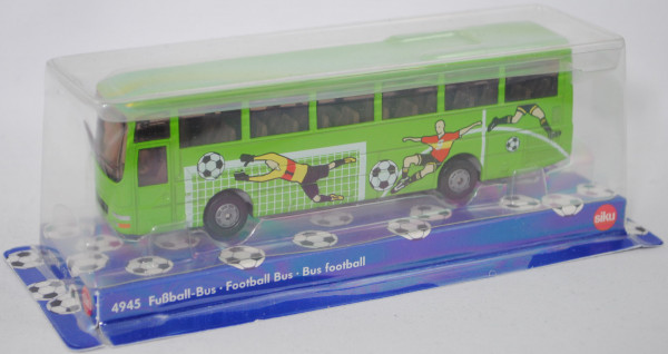 00000 MAN Lion's Star A 03 Reisebus (Mod. 1999-2003) Fussball-Bus, gelbgrün, 1:87, P30