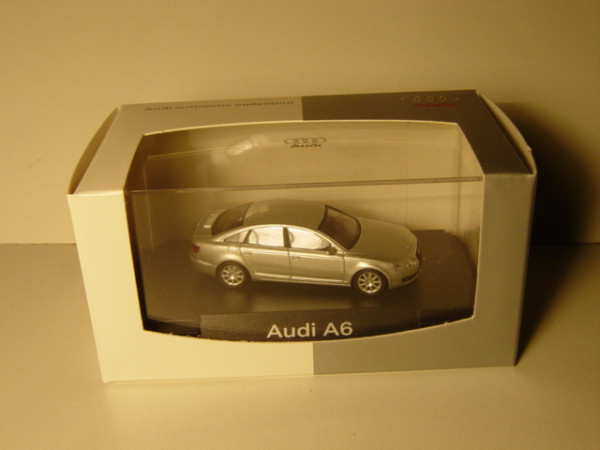 Audi A6, lichtsilber, Mj 2004, Busch, 1:87, mb