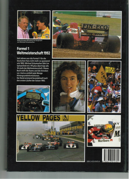 GRAND PRIX '92 (Formel 1 Weltmeisterschaft), Willy Knupp, Motorbuch Verlag, 192 Seiten, Auflage 1992