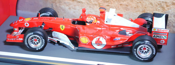 Ferrari F2004, leuchtrot/reinweiß, Team Scuderia Ferrari Marlboro (1. Platz), Fahrer: Michael Schuma