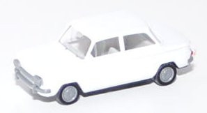 NSU TT (Typ 67), Modell 1967-1972, reinweiß, innen grau, euro modell / I.M.U., 1:87, mb