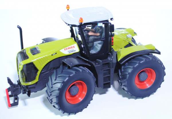 00406 CLAAS XERION 5000 TRAC Traktor (Mod. 11-13), hell-kieselgrau/claasgrün/mattschwarz/dunkel-umbr