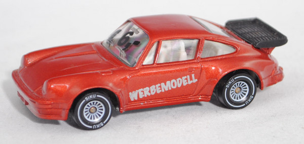 00001 Porsche 911 Turbo 3,3 (G-Modell Typ 930, Mod. 78-89), broncitrotmet., WERBEMODELL, Werbebox