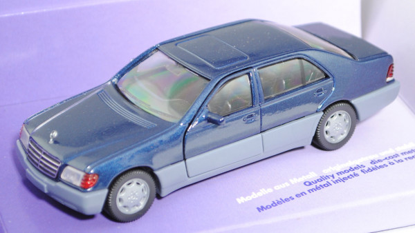 00000 Mercedes-Benz 500 SEL (W 140, Baumuster 140.051, Modell 1991-1994), stahlblaumetallic, L14a