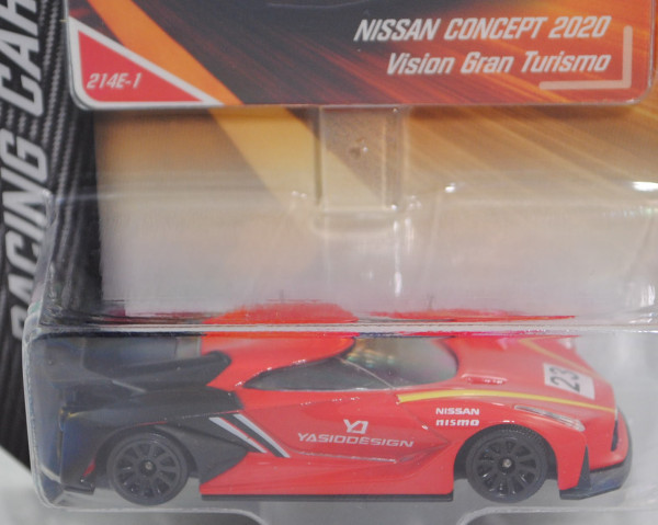 NISSAN CONCEPT 2020 Vision Gran Turismo (Mod. 2014), rot/schwarz, YASIDDESIGN, majorette, 1:63, mb