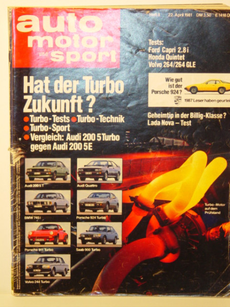 auto motor und sport, Heft 8, 22. April 1981