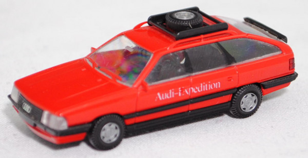 Audi 200 Avant Turbo quattro (Baureihe C3, Typ 44, Mod. 1985-1987) Expedition, rot, Rietze, 1:87, mb