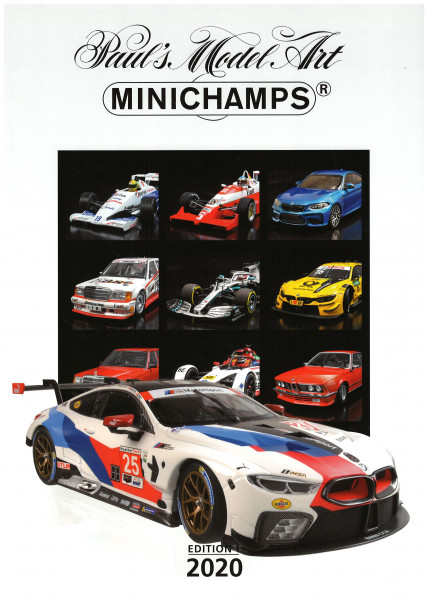 Minichamps Katalog Edition 1 2020 mit 196 Seiten DIN A4, Minichamps