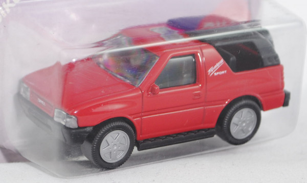 00000 Opel Frontera 2.0i Sport (Typ A, 1. Generation, Dreitürer, Modell 1991-1995), rubinrot, innen