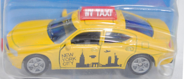 00002 Dodge Charger SXT 3.5L V6 (Mod. 2005-2010) US-Taxi, gelb, NEW/YORK/CITY, B47 silbergrau, P29e