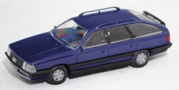 Audi 200 Avant Turbo quattro (Baureihe C3, Typ 44, Mod. 1985-1987), d.-saphirblau, Rietze, 1:87, mb
