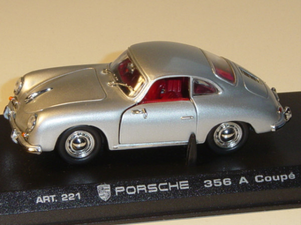Porsche 356 A Coupé, silber, Detail Cars®, 1:43, PC-Box