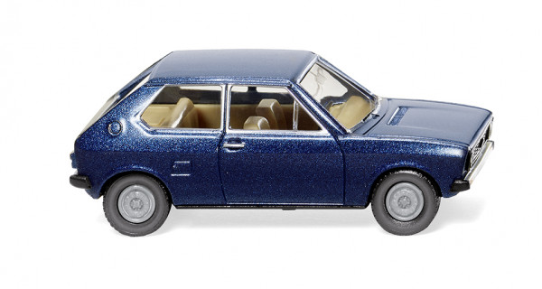 VW Polo I (Typ 86, Vorfacelift, Modell 1975-1979), bahamablau-metallic (L99F), Wiking, 1:87, mb