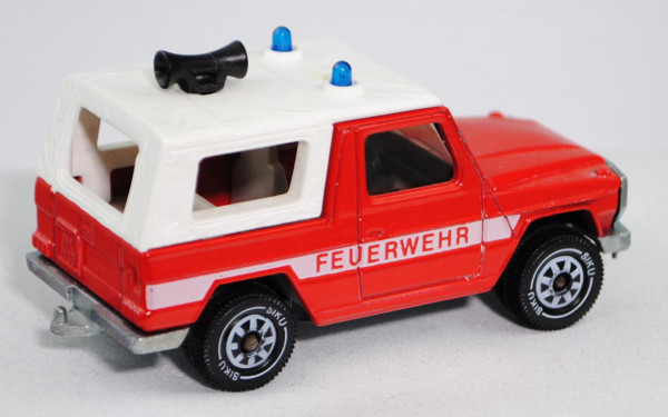 00002 Mercedes-Benz 280 GE (Typ W 460, Modell 1980-1990) Feuerwehr-Kommandowagen, verkehrsrot, innen