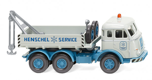 Henschel HS 165 T (Mod. 55-61) Abschleppwagen, papyrusweiß, HENSCHEL / SERVICE, Wiking, 1:87, mb