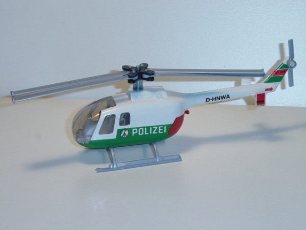 Polizei-Hubschrauber BO 105, weiß/minzgrün, POLIZEI / D-HNWA, L14n
