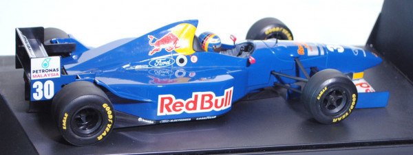 Sauber C14, enzianblau, Team Red Bull Sauber Ford (7. Platz), Fahrer: Heinz-Harald Frentzen (9. Plat