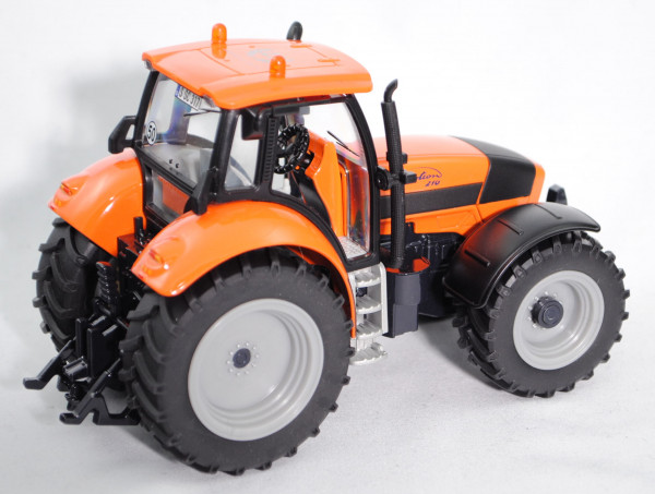 00405 SSC 2017 DEUTZ-FAHR Agrotron 210 Traktor (Typ MK4, Mod. 03-04), hellrotorange/mattschwarz/schw