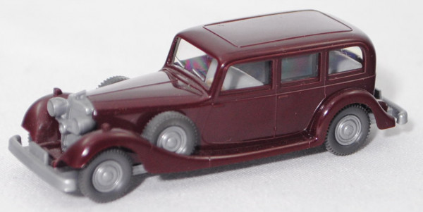 001c Horch 850 (Typ viertürige Pullman-Limousine, Modell 1935-1937), schwarzrot, Wiking, 1:87