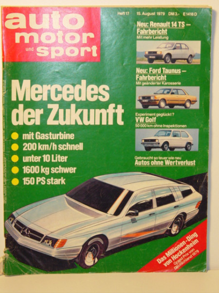 auto motor und sport, Heft 17, 15. August 1979