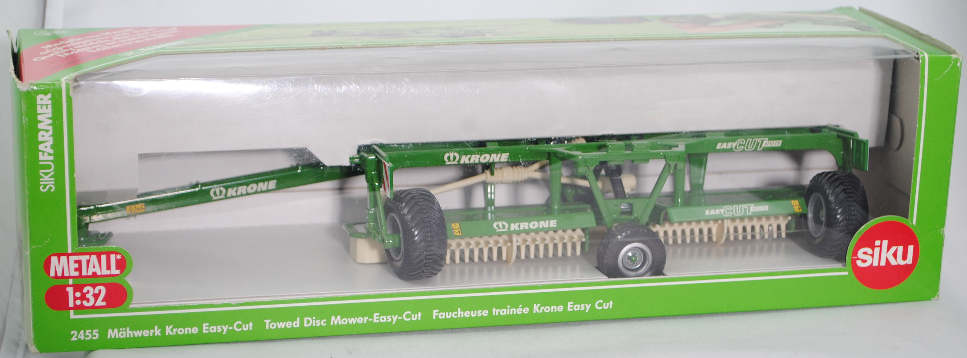 2455 Traktor Siku Mähwerk Krone Easy-Cut 1:32 Nr Spielzeug Farmingtoys 