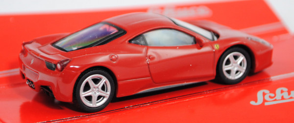 Ferrari 458 Italia (Modell 2009-2015), feuerrot, Schuco, 1:64, mb