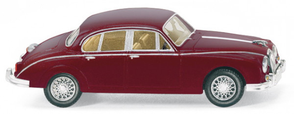 Jaguar MK II, Modell 1959-1967, weinrot, Wiking, 1:87, mb