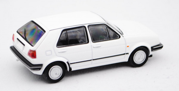 VW Golf II GLi (Typ 19E, Fünftürer, Modell 1983-1987), reinweiß, TOMICA LIMITED / TOMYTEC, 1:64, mb
